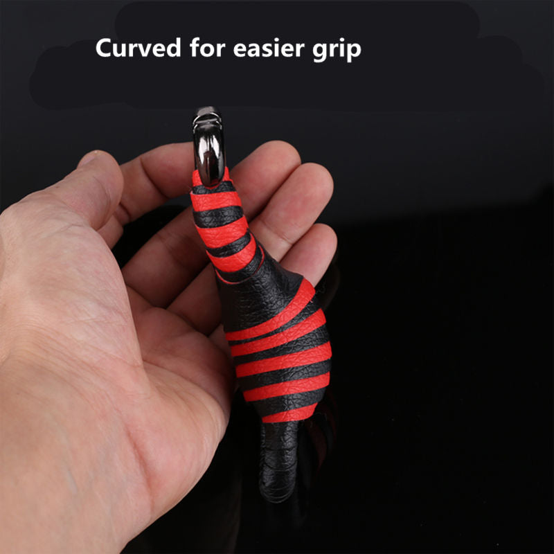 Rosy Brown Titanium Steel Powerful Red/Black Wrap Slingshot Outdoor Target Shooting Catapult MARKSMAN