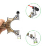 Dim Gray New Alloy Wood Patch High Precision Slingshot INDIAN SLINGSHOT