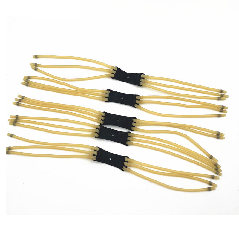 Tan Powerful 1745 Thickness Elastic Card Ball Rubber Band Target Shooting Slingshot Accessories INDIAN SLINGSHOT