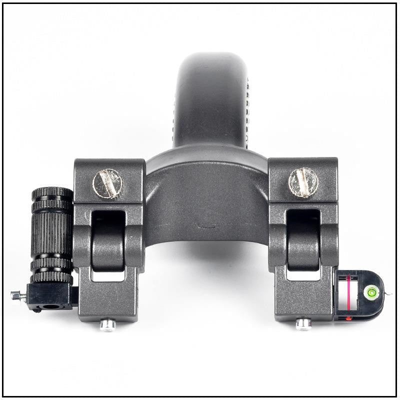 Laser aiming slingshot head can be rotated equipped with level instrument high precision flat leather slingshot outdoor shooting - INDIAN SLINGSHOT