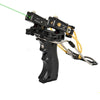 Dark Slate Gray Police Dog Green / Red Laser Outdoor Target Shooting Powerful Folding Wrist Slingshot MARKSMAN