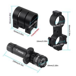 Dark Slate Gray Marksman Laser Sight with Two Style Mount MARKSMAN