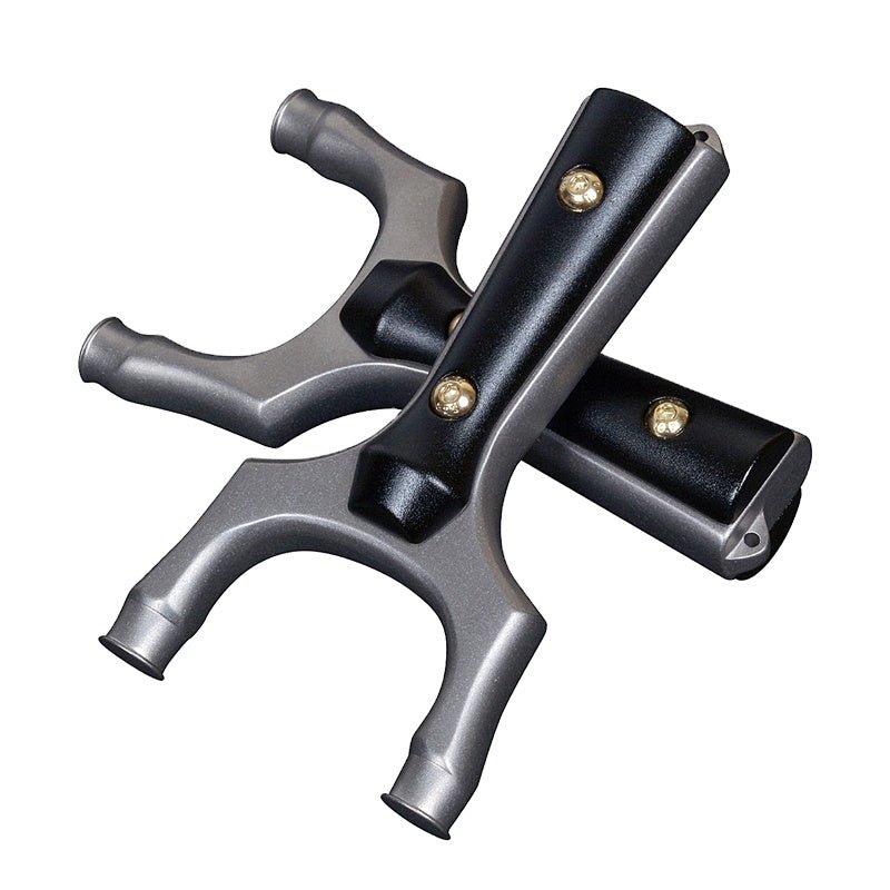 Metal Predator Free Flat Rubber Band Slingshot Precision Stainless Steel Outdoor Target Shooting Competitive Toy Catapult Slingshot - INDIAN SLINGSHOT