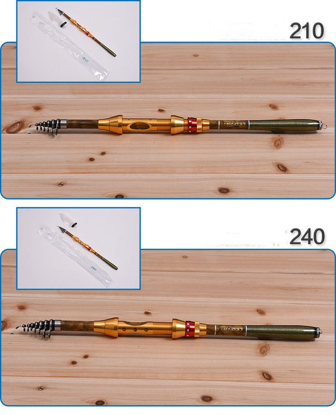 1.8m-3.6m telescopic fishing rod combination full