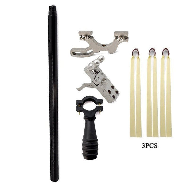 Black LR1  Telescopic Bow Head  Slingshot  without  Laser MARKSMAN
