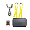 New double star hollow stainless steel powerful shooting sling shot slingshot set - INDIAN SLINGSHOT