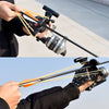 Dark Slate Gray New Multifunctional Fishing Archery Slingshot  Combo Set Outdoor Target Shooting and Fishing MARKSMAN