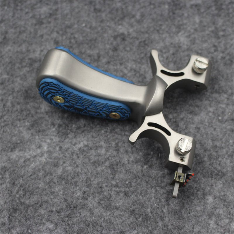 New High-end 98K High Precision And Precision Inner Clip Fast Flattened Leather Frame Stainless Steel Outdoor Sport Slingshot - INDIAN SLINGSHOT
