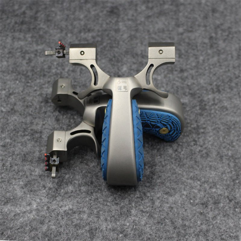 New High-end 98K High Precision And Precision Inner Clip Fast Flattened Leather Frame Stainless Steel Outdoor Sport Slingshot - INDIAN SLINGSHOT