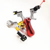 Light Gray New Professional Alloy Bow Head Resin Handled Slingshot SLINGSTER