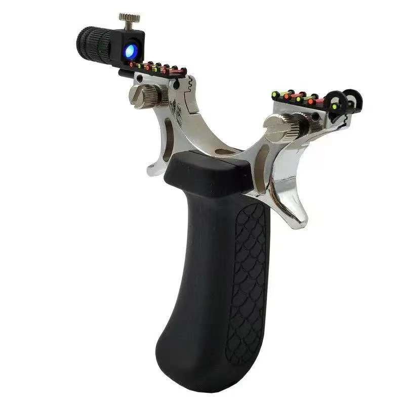 New precision slingshot that can be used at night. The powerful outdoor Target Shooting Slingshot uses flat rubber bands slingshot - INDIAN SLINGSHOT