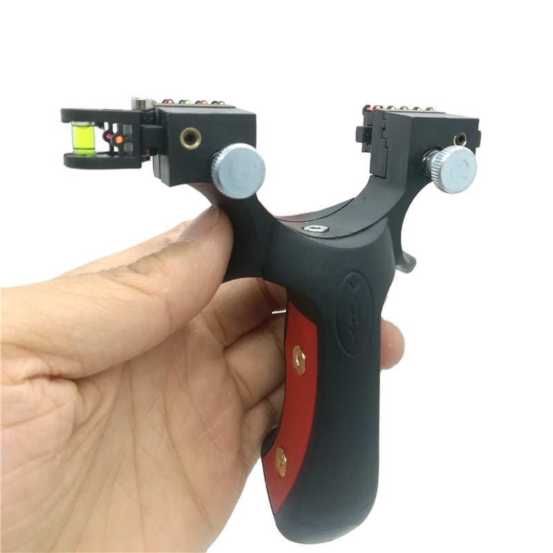 New Product Nano resin clip slingshot Level Longyin Outdoor Side Sliding Sight ABS Polycarbon Resin Patch Quick Press Slingshot - INDIAN SLINGSHOT