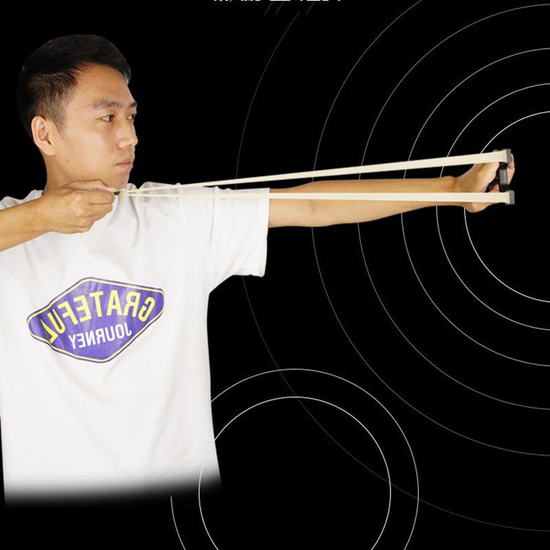 New Quality Fast Compression Slingshot Y-Type Free Strapping Flat Leather Slingshot Outdoor Shooting Target Shooting Sport Catapult - INDIAN SLINGSHOT