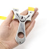 New Sirius Stainless Steel Slingshot With flat rubber band fish shooting carved hunting slingshot - INDIAN SLINGSHOT
