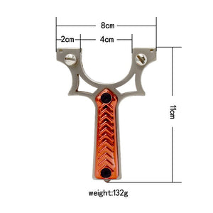 New slingshot hunting slingshot powerful alloy slingshot with sight level rubber band for outdoor shooting - INDIAN SLINGSHOT