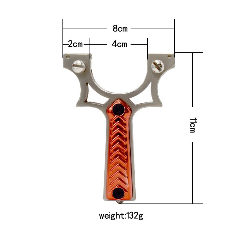New slingshot hunting slingshot powerful alloy slingshot with sight level rubber band for outdoor shooting - INDIAN SLINGSHOT