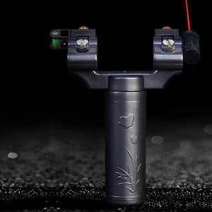 New Slingshot Laser Aiming Rotary Bow Slingshot Target Shooting Slingshot Catapult Rubber Band Shooting Good Quality For New User - INDIAN SLINGSHOT