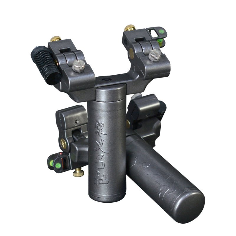 New Slingshot Laser Aiming Rotary Bow Slingshot Target Shooting Slingshot Catapult Rubber Band Shooting Good Quality For New User - INDIAN SLINGSHOT
