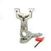 New Stainless Steel Angel Flat Rubber Band Slingshot Wire Cutting Demon Slingshot Outdoor Target Shooting Slingshot - INDIAN SLINGSHOT