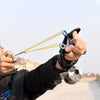 New Stainless Steel High Quality Slingshot with Flat Rubber Band Outdoor Competitive Shooting Catapult - INDIAN SLINGSHOT