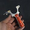 New stainless steel sling shot outdoor powerful slingshot hunting slingshot - INDIAN SLINGSHOT