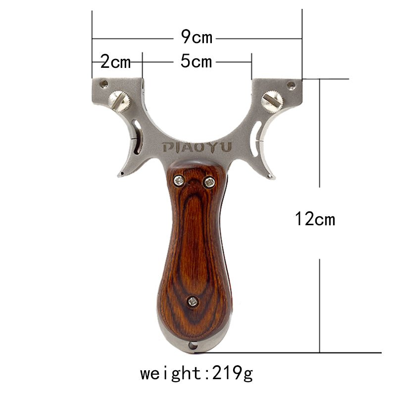 New Stainless Steel Slingshot Hunting Catapult Professional Outdoor Shooting Slingshot - INDIAN SLINGSHOT