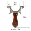 New Stainless Steel Slingshot Hunting Catapult Professional Outdoor Shooting Slingshot - INDIAN SLINGSHOT