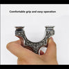 New Stainless Steel Titanium Steel Slingshot Marble Outdoor Shooting Target Shooting High Power Catapult Competitive Sports - INDIAN SLINGSHOT