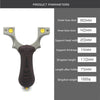 New Titanium Alloy Folding Slingshot Flat Leather Fast Compression Bow Free New G10 Patch Outdoor Catapult - INDIAN SLINGSHOT