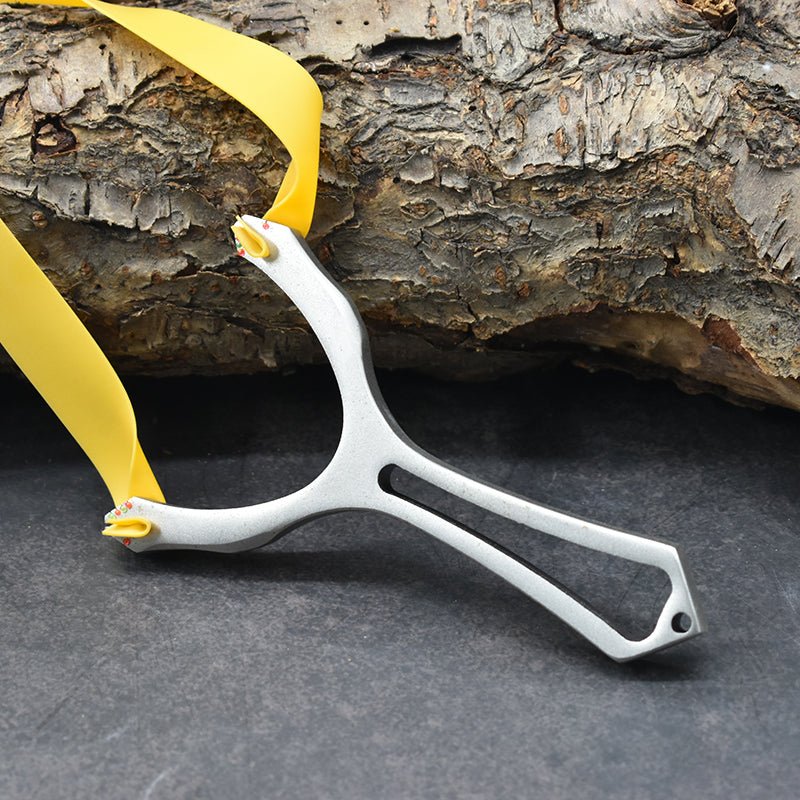 Novice Outdoor Stainless Steel slingshots Rubber Band Hunting Slingshot - INDIAN SLINGSHOT