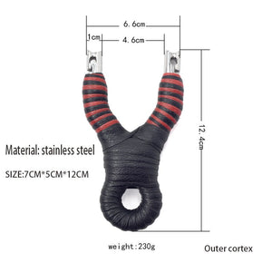 Outdoor Hunting Shooting Fish Stainless Steel Slingshot Adult Professional High Power Slingshot - INDIAN SLINGSHOT