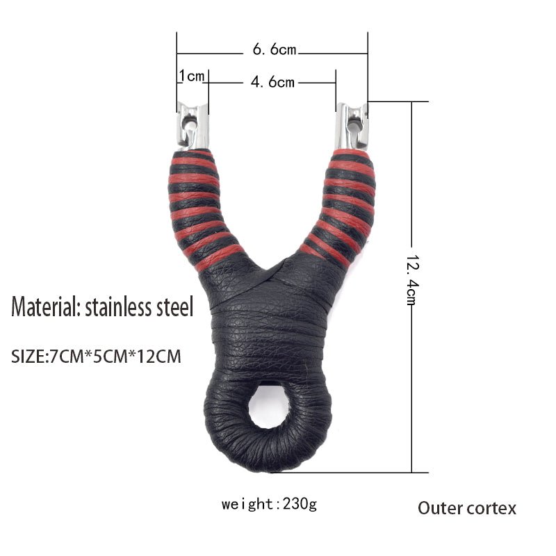 Outdoor Hunting Shooting Fish Stainless Steel Slingshot Adult Professional High Power Slingshot - INDIAN SLINGSHOT
