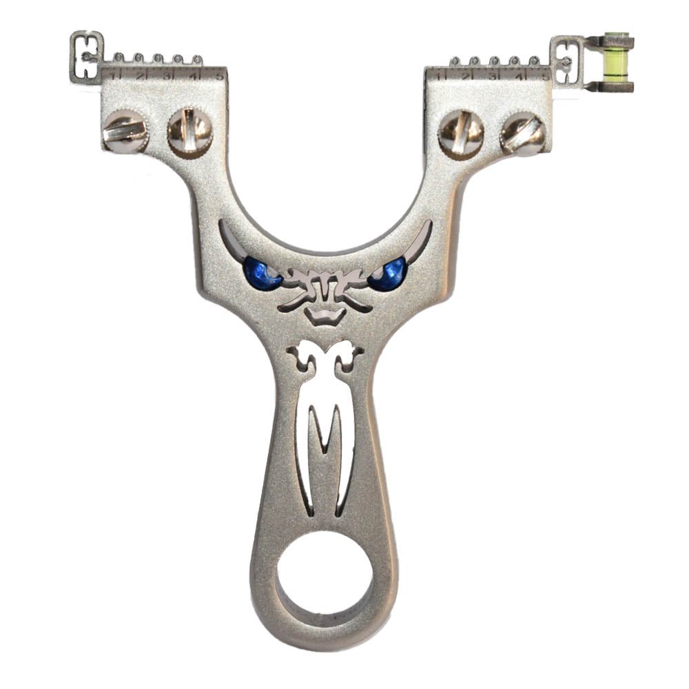 Outdoor Hunting Shooting Stainless Steel Double Screw Metal Slingshot - INDIAN SLINGSHOT
