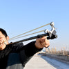Outdoor new multifunctional retractable small long rod slingshot for hunting and shooting fish - INDIAN SLINGSHOT