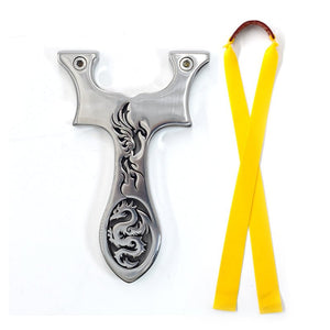 Outdoor professional hunting stainless steel dragon and phoenix totem slingshot - INDIAN SLINGSHOT