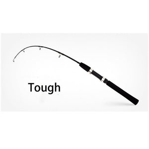 PIAOYU 80cm hight quality black solid ice fishing rod reel set - INDIAN SLINGSHOT