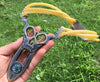 Piaoyu Outdoor entertainment competitive hunting alloy slingshot high powerful sling shot - INDIAN SLINGSHOT
