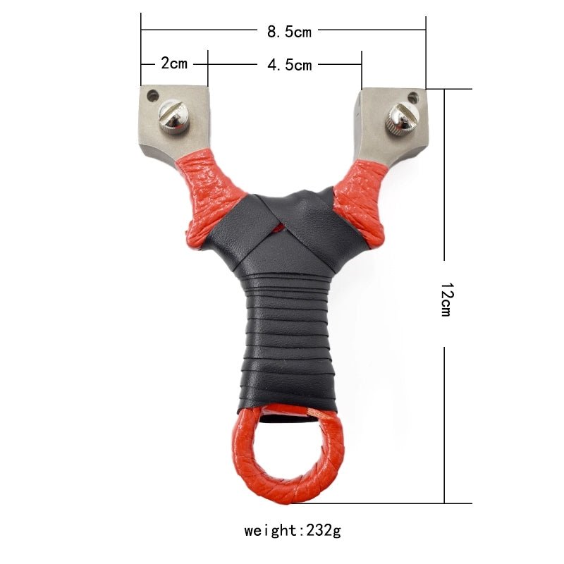 Portable Slingshot Traditional Powerful Slingshot Stainless Steel Fish Shooting Slingshot - INDIAN SLINGSHOT