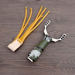 Powerful sling shot alloy slingshot frameless slingshots outdoor gaming best gift for boys shooting - INDIAN SLINGSHOT