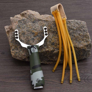 Powerful sling shot alloy slingshot frameless slingshots outdoor gaming best gift for boys shooting - INDIAN SLINGSHOT