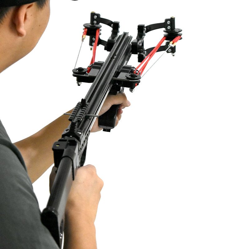 Powerful Slingshot High Precision slingshot gun Laser Scope shooting slingshot for shooting Outdoor Distance - INDIAN SLINGSHOT