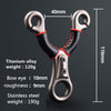 Precision Stainless Steel Traditional CNC Slingshot Frame with Round Rubber Band Strong Outdoor Professional Mini Catapult - INDIAN SLINGSHOT