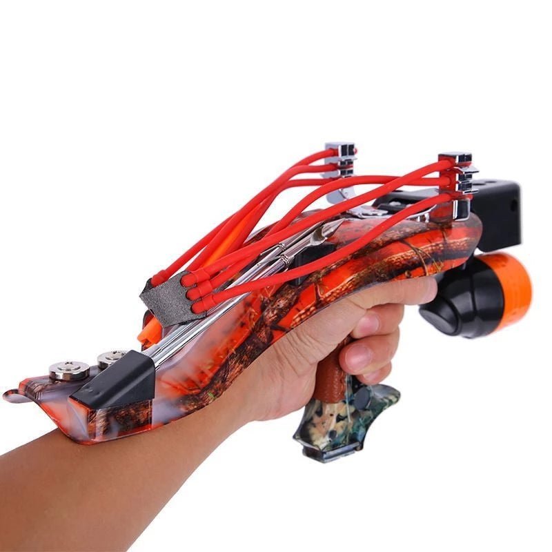 Shooting Fish Slingshot Outdoor Fish Dart Outdoor Fishing Hunting Fishing Tool Launch ABS Material Laser Aiming Slingshot - INDIAN SLINGSHOT
