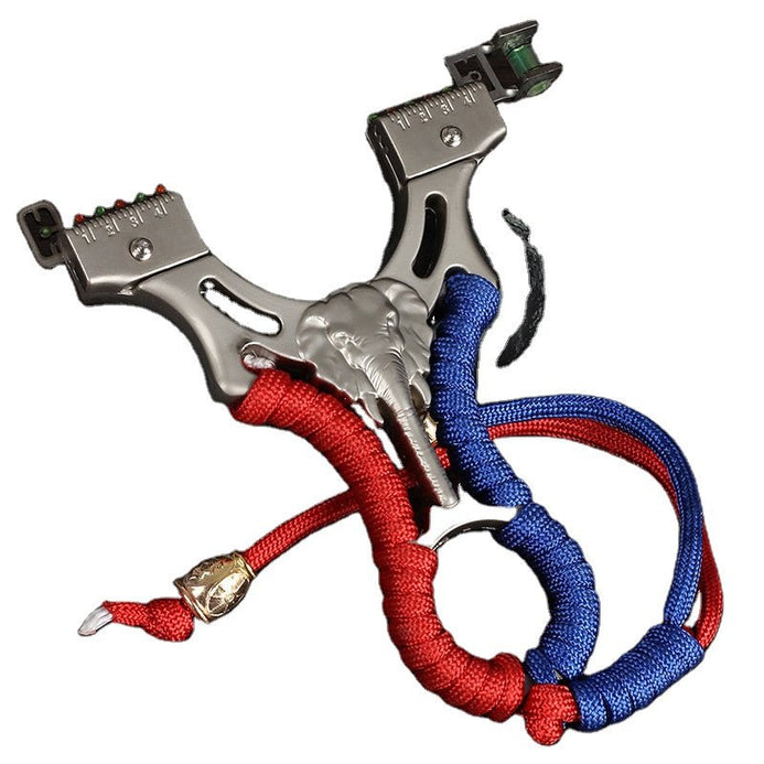 Fast Pressure Elephant Slingshot Alloy Level Gauge Outdoor Sports