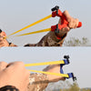 Slingshot High Intensity Accurate Aiming Red And Blue Slingshot for Adult Outdoor Hunting Fish Shooting resin Slingshot - INDIAN SLINGSHOT
