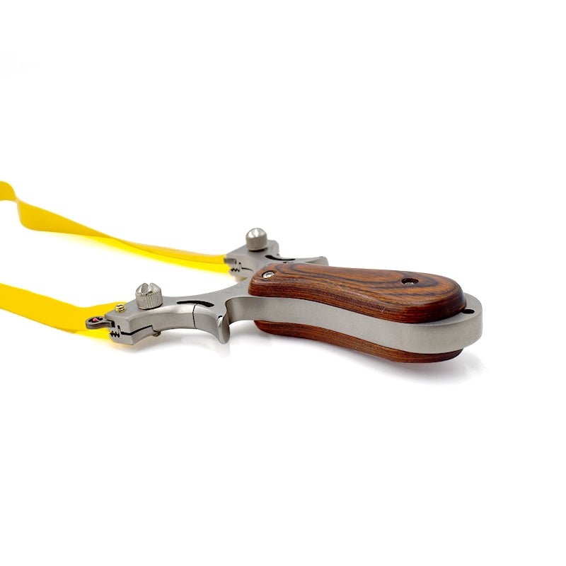 Slingshot Hunting High Quality Stainless steel With Rubber Band Outdoor Shooting Game sling shot - INDIAN SLINGSHOT