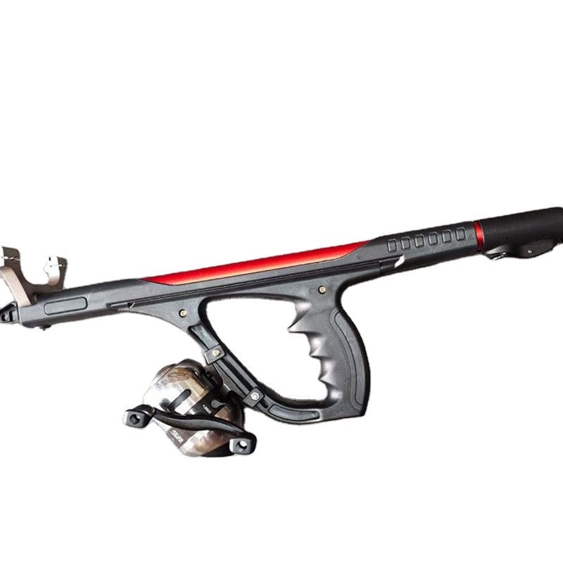 Slingshot Metal Resin Fish Shooter Extended Type With Fishing Wheel Grip Drag Type Aluminum Alloy Fast Pressure Shooting Fish - INDIAN SLINGSHOT
