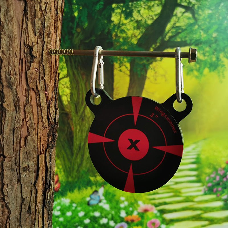 Slingshot Practice Target Portable And Durable Panda Head Thick Target Metal Shooting Target Shooting Training For Slingshot - INDIAN SLINGSHOT