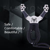 Dark Slate Gray Spider Double Card Stainless Steel Slingshot MARKSMAN