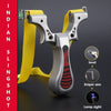 Dark Slate Gray Slingshot Stainless Steel Spirit Level Light Sight Outdoor Precision Target Shooting Slingshot MARKSMAN